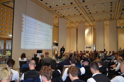 Fachkongress Holzbau 2024 Auditorium beim Fachkongress Holzbau