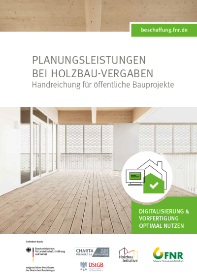 Planungsleistungen bei Holzbau-Vergaben – Handreichung für öffentliche Bauprojekte